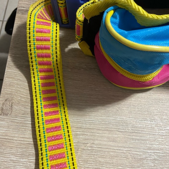 Vintage Retro 90’s Rucanor Athletic Colourful Fanny Pak / Pack - Picture 8 of 9